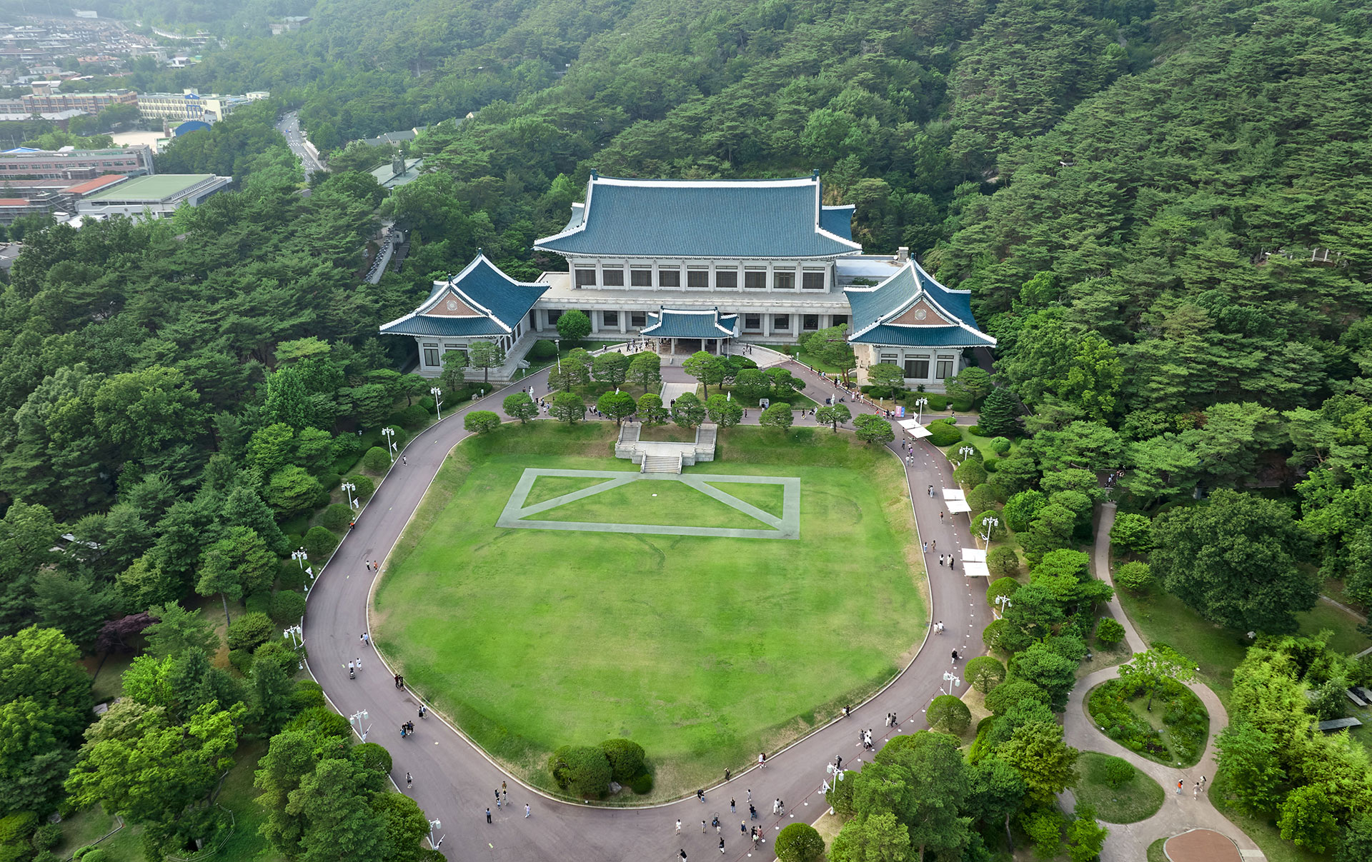 청와대 조경 관리